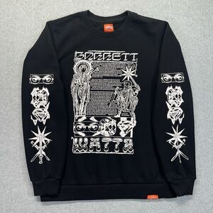 Things By Garrett Crewneck Sweatshirt Men’s Large Black Pullover